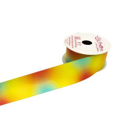[SG112] LISTON SATIN #9 (3.8CM) ESTAMPADO 10 YDS