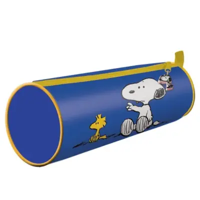 [7501099375657] ESTUCHE LAPICES CILINDRICO SNOPPY AZUL