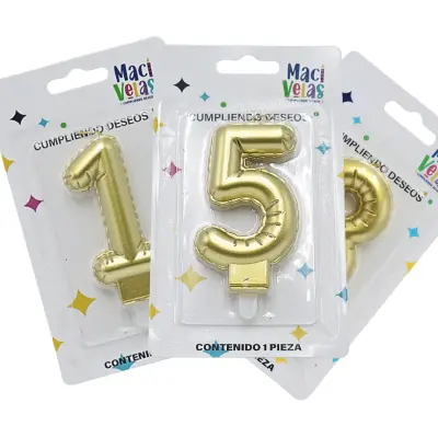 VELA MACIV DEL 0 AL 9 ORO PQ8248
